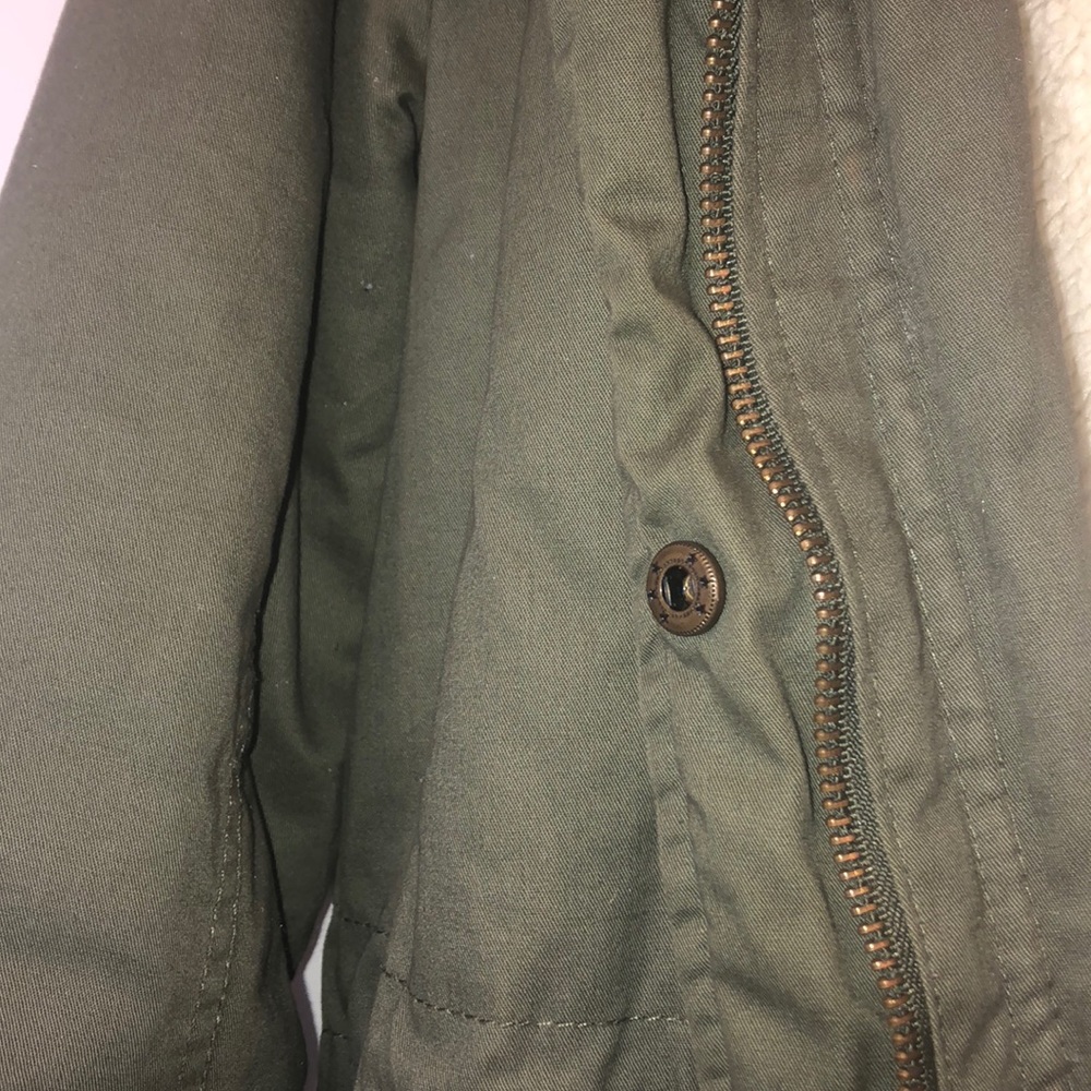 Olive Utility Jacket - Picture 4 of 5